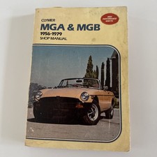 MG MGA MGB 1956-1979 Shop Repair Service Manual Wiring Diagrams Engine Guide DIY