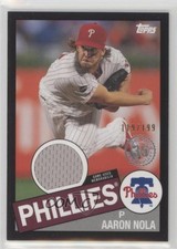 2020 Topps 1985 Baseball Relics Series 2 Black /199 Aaron Nola #85TR-AN 13c1