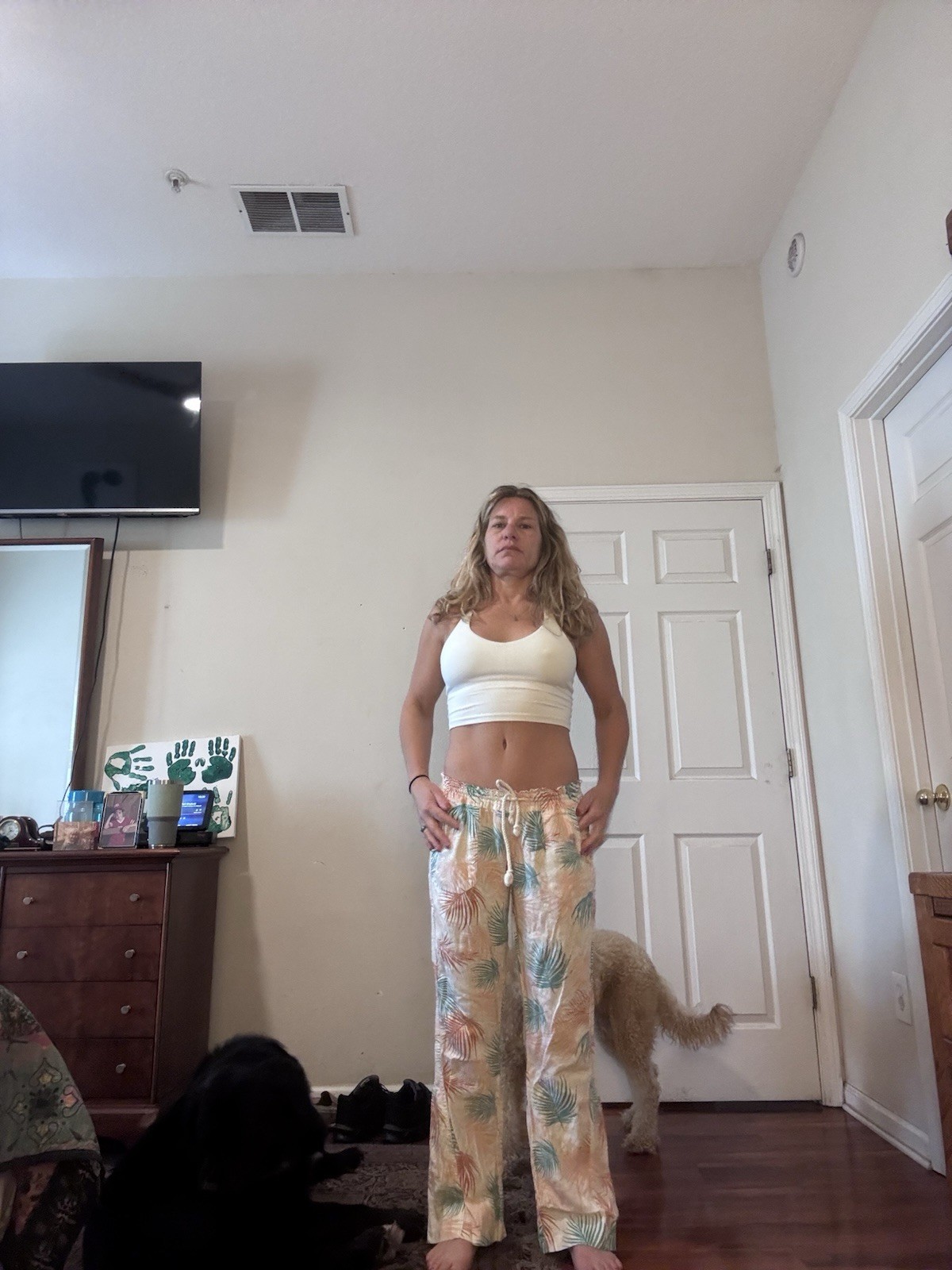 roxy womens multicolor drawstring ankle pants rel… - image 1