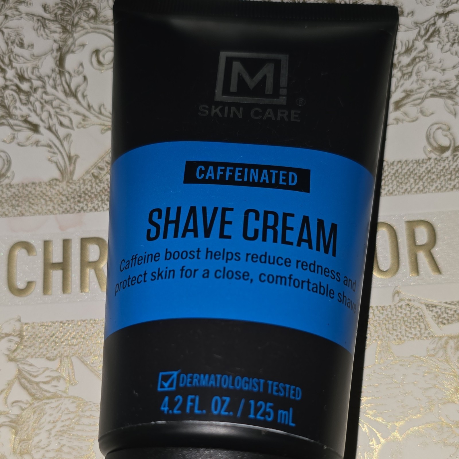 M Skin Care Caffeinated Shave Cream 4.2 oz Dermatologist Tested