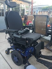 Quantum Q6 Edge 3 iLevel Power Wheelchair Blue Joystick Adjustable Reclining