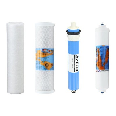 PureValue 4EZ50 4-Stage RO Filter Kit with 50 GPD Membrane Complete