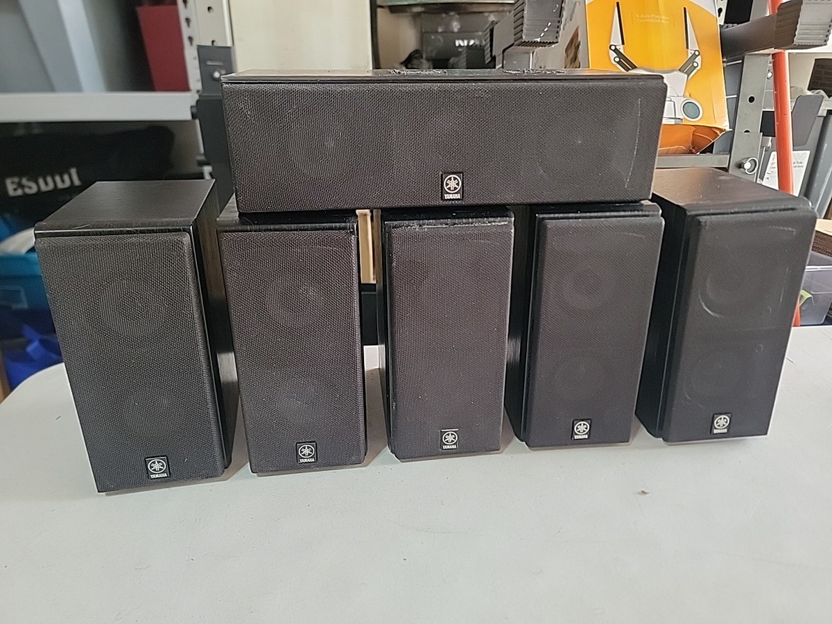 Yamaha 5X NX-430Pセット NX-C430 YST-SW015 【極美品】YAMAHA NX-430P Piano Speaker Center NX-C430 1X & Sound Surround スピーカー・ウーファー
