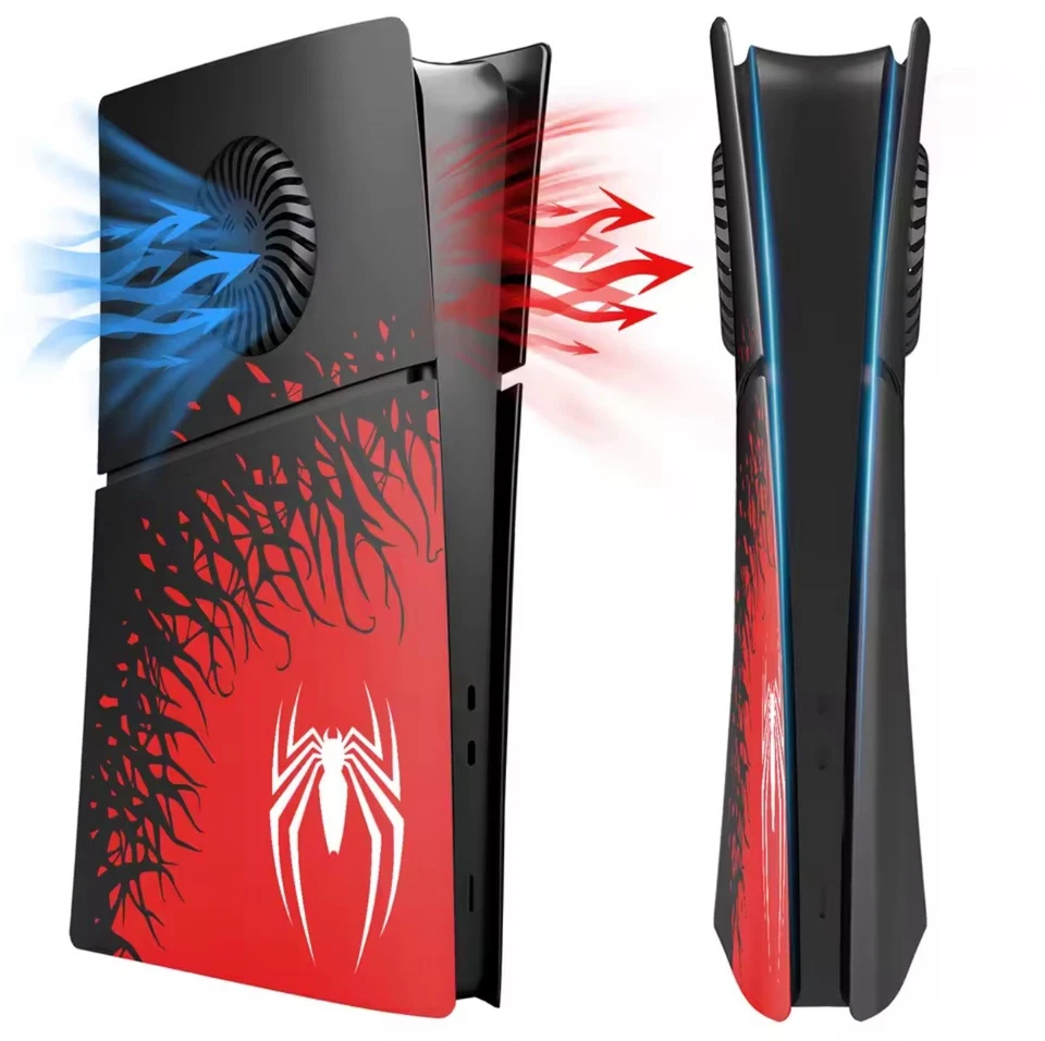 Spider-Man 2 Limited Edition Console Covers for PlayStation 5 Digital (Open Box) - Image 3 of 4