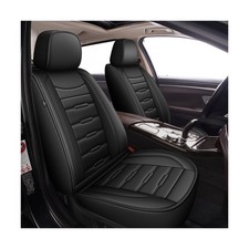 AOMSAZTO Leather Seat Covers Full Set Fit for Jeep Compass 2012-2026,Waterpro...