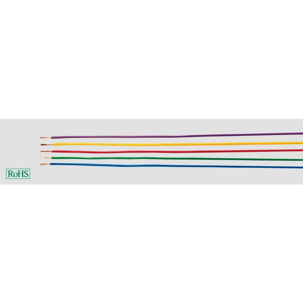HELU 29120 Conducteur individuel H05V-K 1 x 1 mm² violet en couronne de 100 m