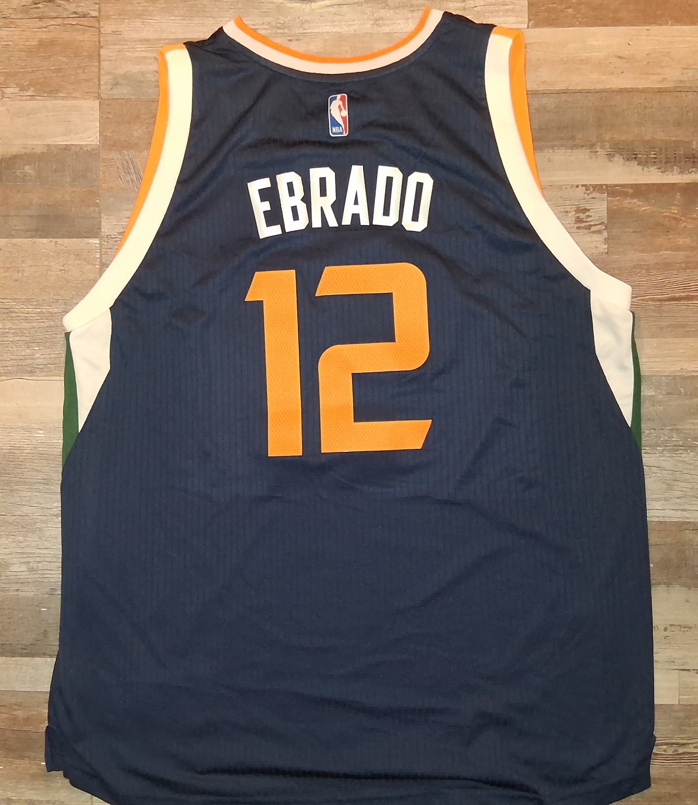 Utah Jazz Mehmet Okur #12 Jersey XXL +2 adidas NBA Swingman Navy thumbnail 10