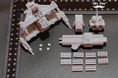 Large Lot Battlefleet Gothic Mechanicus Spaceships Fleet - Compatible with BFG