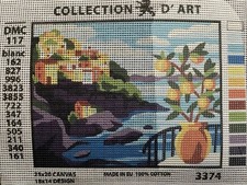 Printed needlepoint tapestry  20x25 Cm Rto Canvas Only