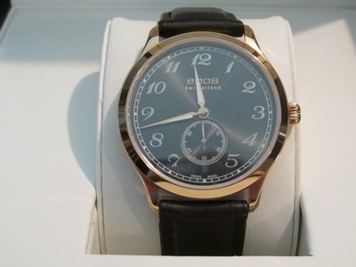 Epos Originale 3408 Gold PVD Ultrathin Manual winding dress watch retro ETA 7001