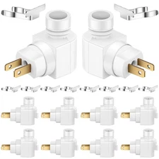 8 Sets Night Light Base, 360 Plug in Rotating Night Light with On/off Switch ...