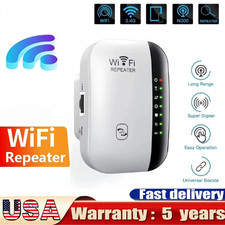 300Mbps WiFi Range Extender 2.4G Wireless Repeater Router Signal Booster 802.11N