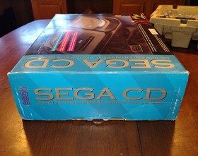 WORKING Sega CD Model 2 Console: Boxed + Mounting Plate, Sewer Shark, Extender