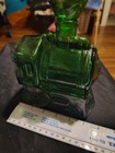 Vintage Green Glass Brevettato train Decanter Italy 1961 — photo 6