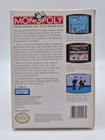 Monopoly - Nintendo NES - Complet avec Poster - NTSC-US USA - Near Mint