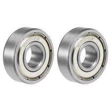 6000ZZ Deep Groove Ball Bearing 10x26x8mm Double Shielded Chrome Bearings,2pcs