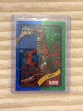 DRAX 2025 TOPPS CHROME MARVEL #184 BLUE & GREEN SHIMMER REFRACTOR /199