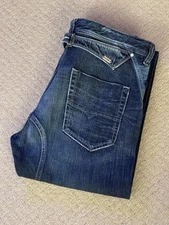 Diesel PHEYO 008SS  Cinch Back Buckle Denim Jeans Men's W32 L32 (D4105)