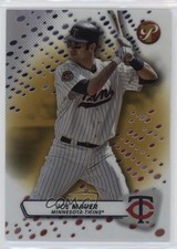 2023 Topps Pristine Gold Refractor 4/50 Joe Mauer #37 HOF 8e3