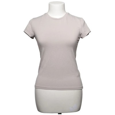 H&M, T-shirt, Größe: M, Grau, Elasthan/Polyamid, Einfarbig, Damen #XGL