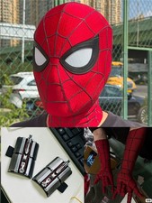 Spider-Man 4 Brand New Day Cosplay Mask 3D Glove  Web Shooter Costume Halloween