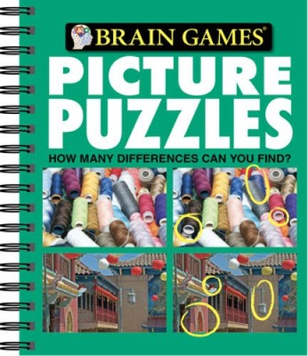 Picture Puzzles: How Many Differences Can You Find (Brain Games) - ACCEPTABLE