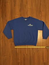 Vintage 90s Blue Crew Neck Sweater  CORE  logo Size L
