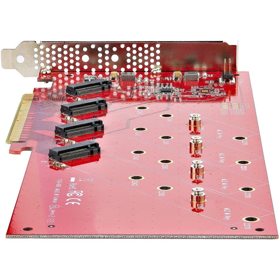 Startech Quad M.2 Pcie Adapter Card (quadm2pciecardb) - Image 4 of 4
