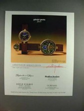 Pubblicità Orologio Gerald Genta Gefica Sahara 1987!