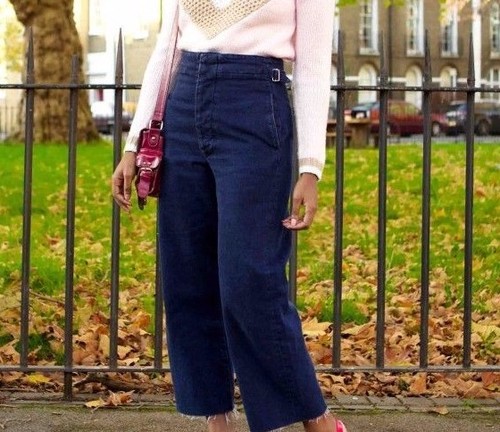 ASOS Women High Waist Wide Leg jeans 