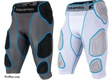 Champro Mens Bull Rush 7 Padded Integrated Football Girdle With Pads FPGU17A