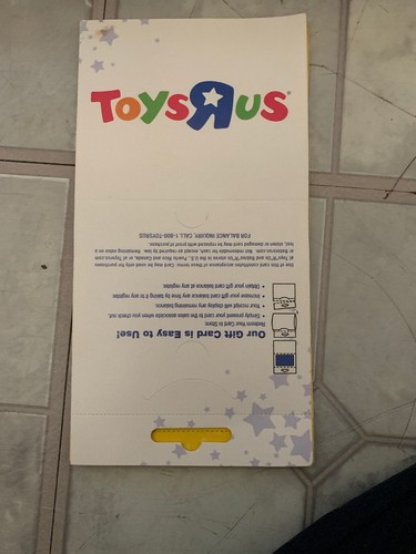 Toys R Us / Babies R Us Memorabilia Collectible Gift Card New No Value - 第 2/2 張圖片