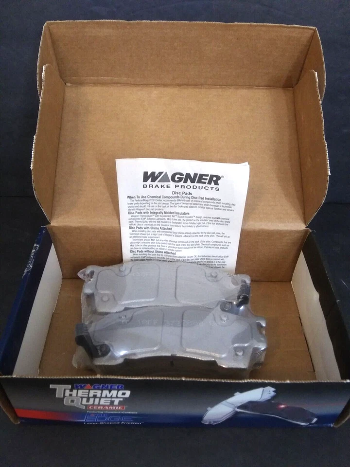 Pastillas de freno delanteras de cerámica Wagner TQ QC637 94 97 Ford Probe 94 02 Mazda 626 Foto 3 de 3