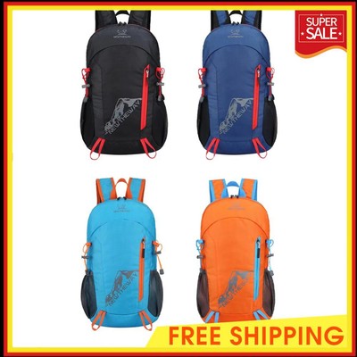 Foldable Backpack Multifunctional Collapsible Day Packs Breathable for Men Women