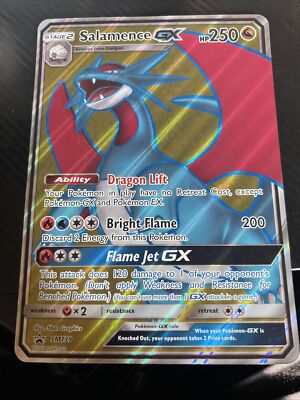 pokemon sword and shield gx cards Pokémon TCG Salamence GX Dragon Majesty SM139 Holo Promo Promo