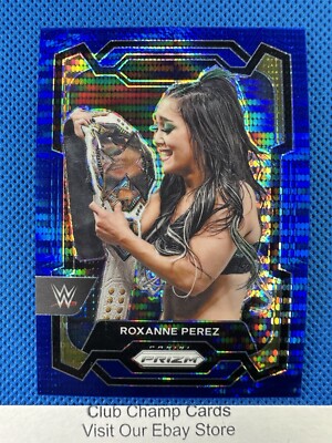 2024 #101 Roxanne Perez Panini Prizm WWE NXT Blue Pulsar Prizm 03 