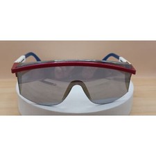 Vintage UVEX Patriot Red Shield SAFETY Sunglasses FRAMES ONLY