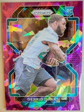 2021 Panini Prizm Gerrid Doaks RC Purple Cracked Ice /225 Miami Dolphins #426