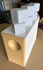 Bose Acoustimass 7 Home Theatre Speaker System With 3 Double Cube Speakers White