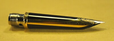 WATERMAN CF Plaque OR G Barley French c.1959's Fountain pen w/18K
