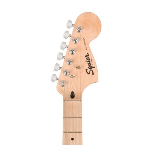 Squier Limited Edition Sonic Mustang HH Electric Guitar, Maple FB, Black - Picture 6 of 6