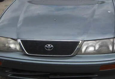 Se adapta a Toyota Avalon 1995-1997 OE cromo y negro ABS rejilla de repuesto horizontal Foto 2 de 2