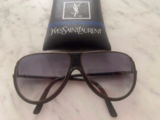 Vintage 70s Yves Saint Laurent YSL Sunglasses w/ Amazing Details Original Pouch