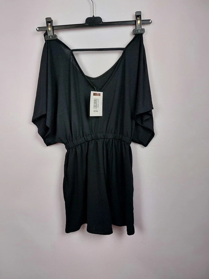 EK4716 Damen Jumpsuit von TisSaia, schwarz, Gr. XXS - Bild 4 von 4