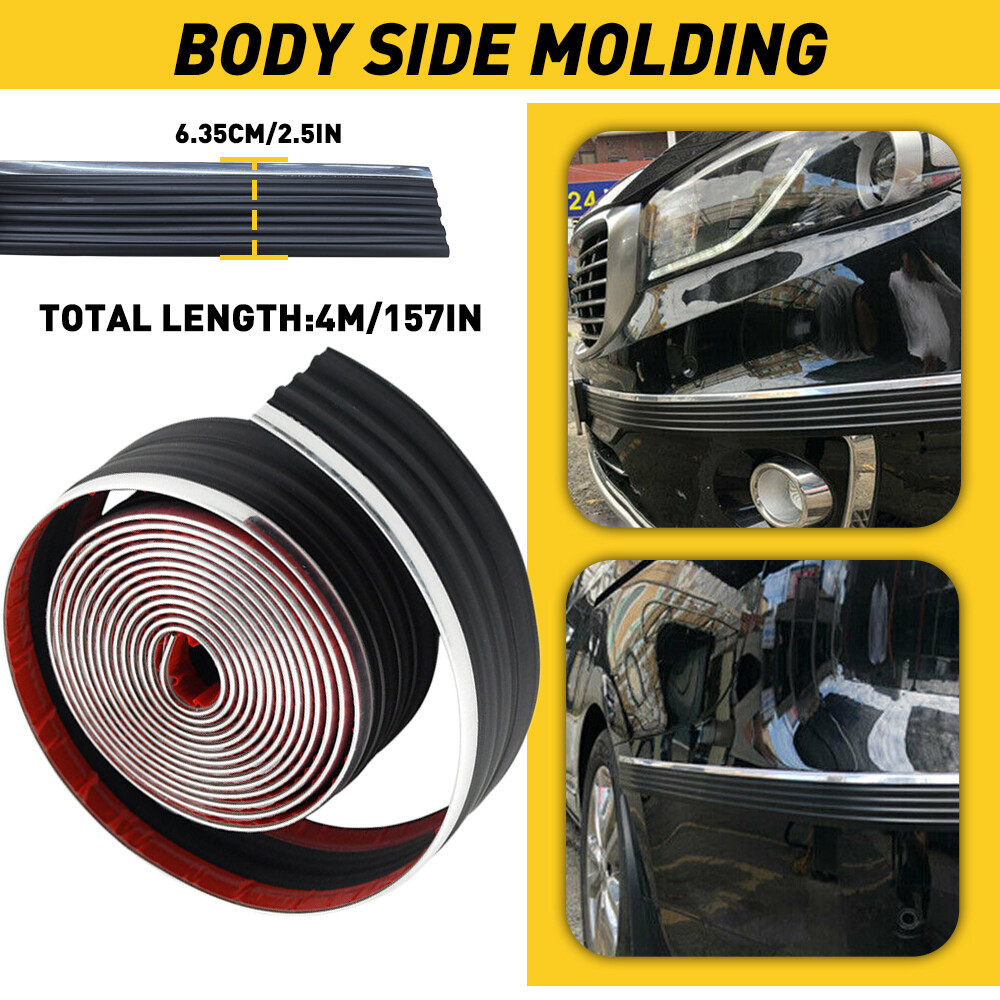 4M Rubber Seal Strip for Car Windshield Edge Molding Trim Weather Guard Protector  