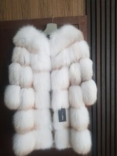 Brand New Real Fox Fur Coat Size It 44 (small & Medium) | Never Worn- With Tags