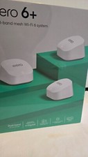 eero 6 Dual Band AX3000 Wi-Fi 6 Router Mesh System - White 3-Pack , US