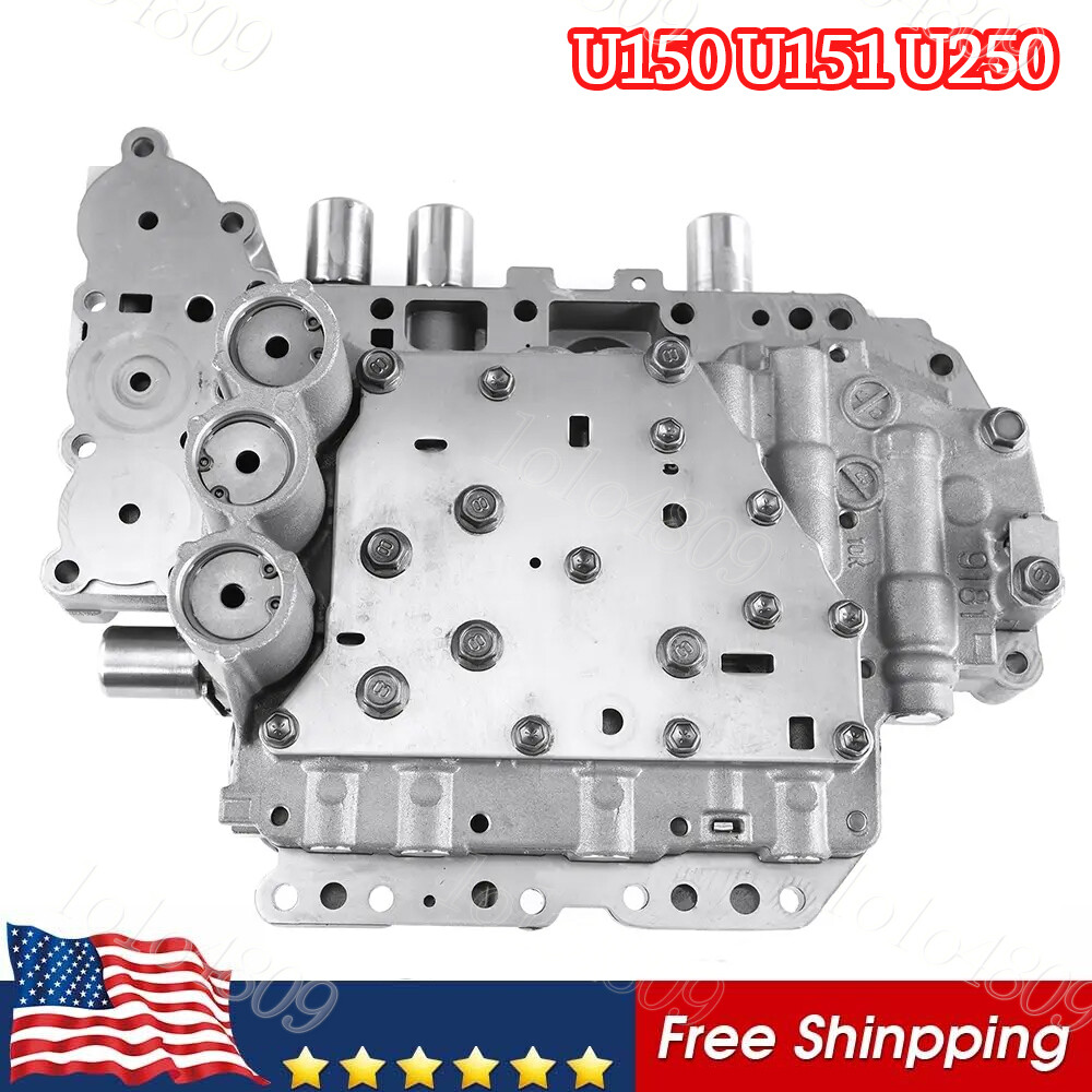 Transmission Valve Body U150 U151 U250 W/ Solenoids For Toyota Sienna 2004-2014