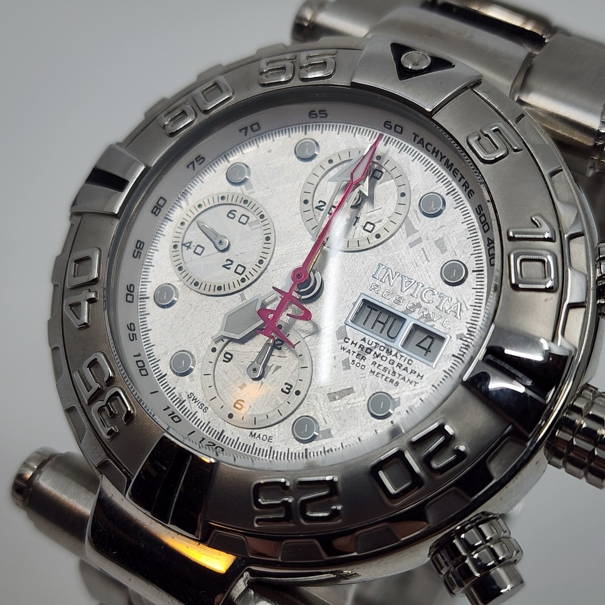 VG++ Invicta 10488 Subaqua Reserve Noma I Meteorite Swiss Made