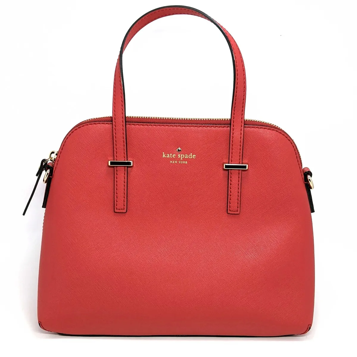 kate spade | Bags | Kate Spade Crossbody Red Tote 3 Compartments With  Center Zip Excellent Cond | Poshmark